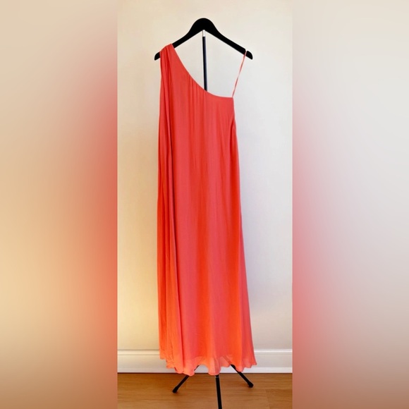 NWT REISS Charly One Shoulder Maxi Dress - Size 4 - MSRP $390 - Picture 8 of 10